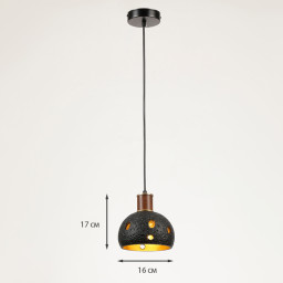 Подвесной светильник TUUS TLB-R0125-040-BL