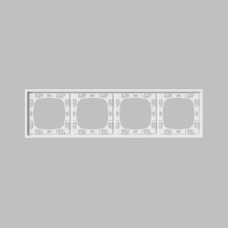 Рамка Denkirs DK-S01FR4-WH