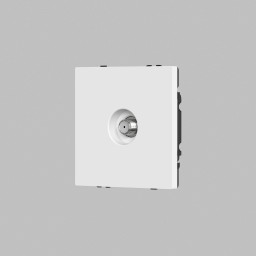 Розетка Denkirs DK-S01SAT-WH