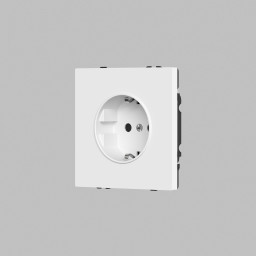Розетка Denkirs DK-S01SK-WH