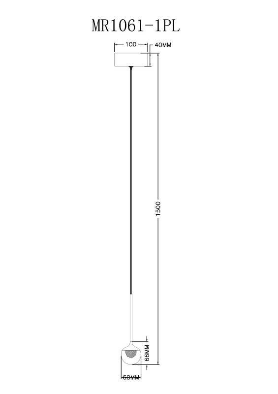 Подвесной светильник MyFar MR1061-1PL