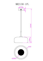 Подвесной светильник MyFar MR2130-1PL