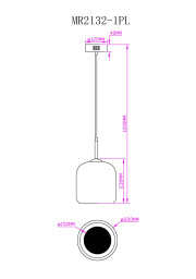 Подвесной светильник MyFar MR2132-1PL