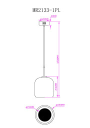 Подвесной светильник MyFar MR2133-1PL
