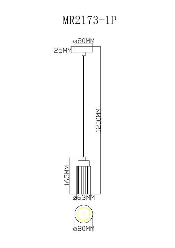Подвесной светильник MyFar MR2173-1P
