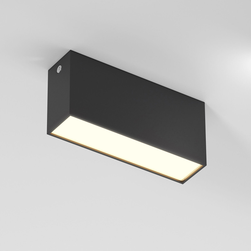 цена Накладной светильник Elektrostandard 25109/LED 10W 3000K черный
